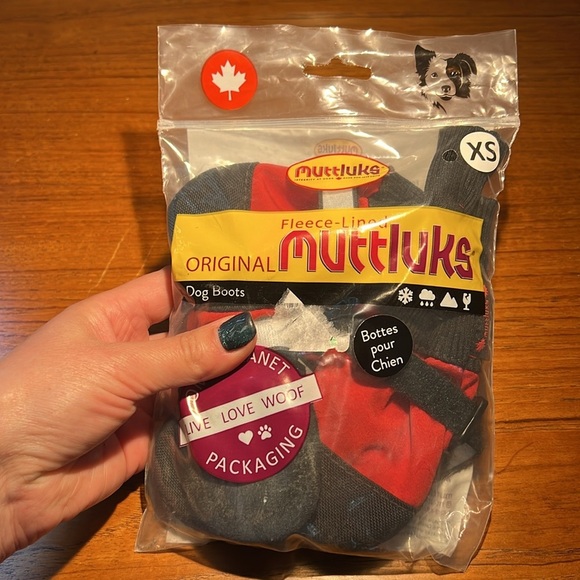 MUTTLUKS extra small doggy boots slightly used extra small - Picture 1 of 7